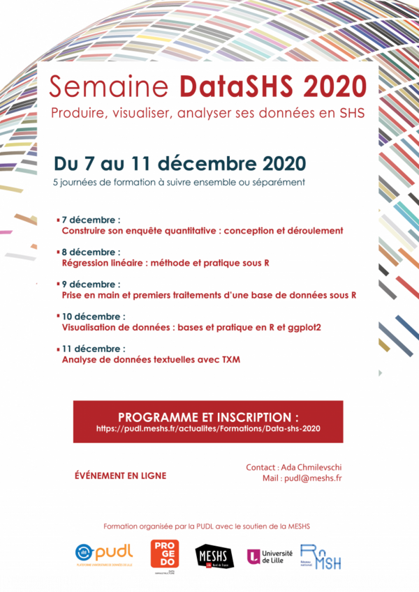 Accès à l'affiche de la Semaine dataSHS 2020