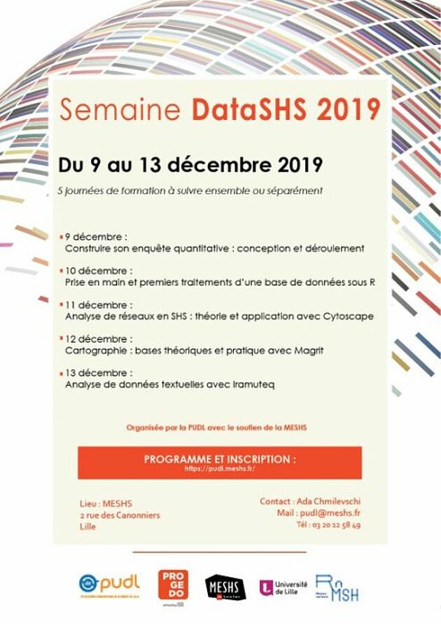 Affiche Semaine dataSHS 2019